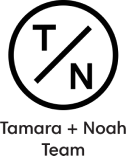 Tamara + Noah Team logo